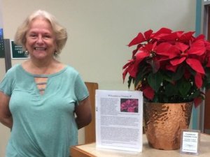 Arline and poinsettia