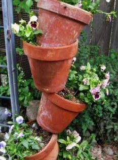 Fun with Flowers: Tipsy Pot Container Garden